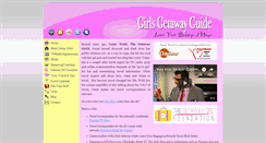 Desktop Screenshot of girlsgetawayguide.net