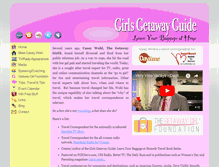 Tablet Screenshot of girlsgetawayguide.net